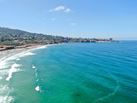 Aerial view of La Jolla bay, San Diego,