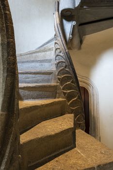 double helical spiral staircase in Graz