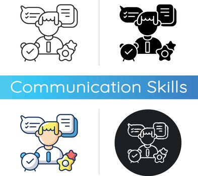 Organizational skills icon