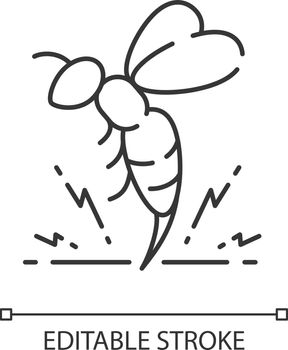 Bee venom linear icon