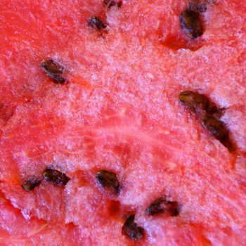 texture of red juicy watermelon for fruit background close up