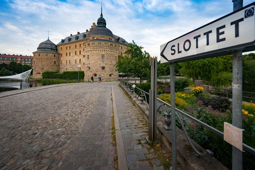 Old medieval castle in Orebro, Sweden, Scandinavia