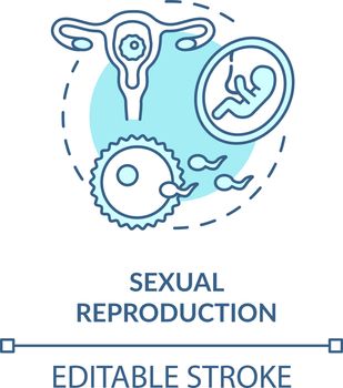 Sexual reproduction concept icon