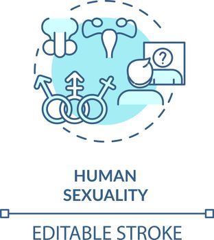 Human sexuality concept icon