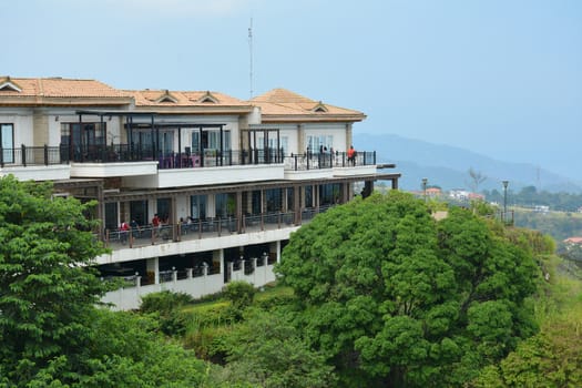 Twin lakes hotel viewing deck in Nasugbu, Batangas, Philippines