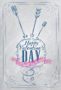 Poster happy valentines day