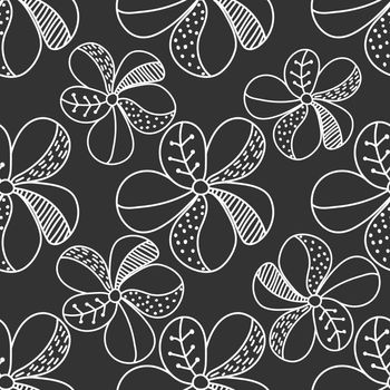 
Vector seamless flower pattern for simple backgrounds and textures, fabric, packaging and wrappers, for theme design