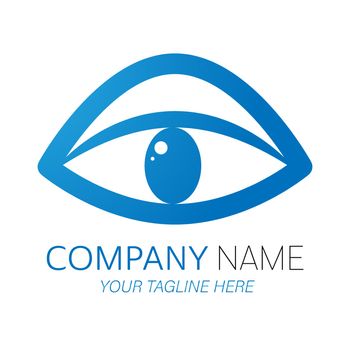 Abstract logo. Abstract eye. Vector illustration for a logo, pic