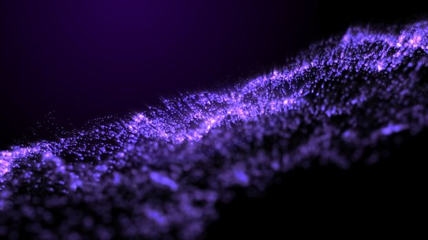 purple particle backgroun