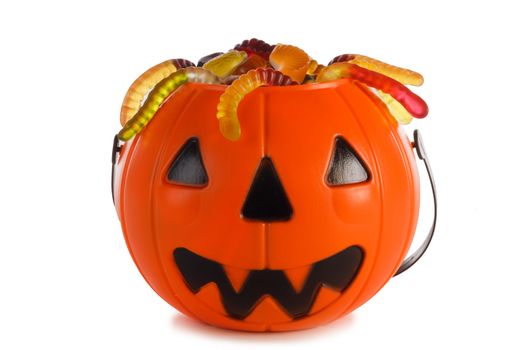 Halloween Jack o Lantern candy collector
