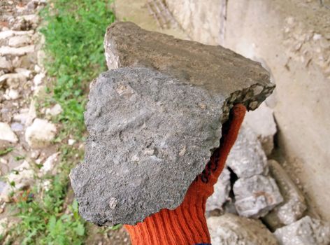 Stone for construction