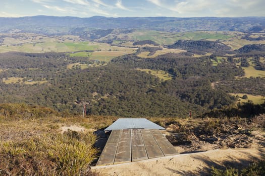A Hang Gliding launch pad in The Blue Mountains in Australia