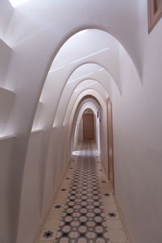 Corridor in Casa Batllo, Barcelona, Spain