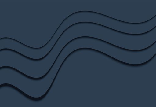 Blue wavy and line background material design overlap layer  ill