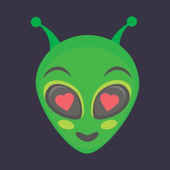 Alien head - love