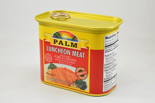 Palm luncheon meat can in Manila, Philippines