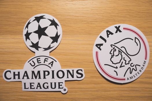 emblems of European football clubs