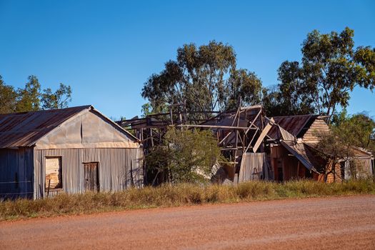 Derelict Buildings In The Australian Outback