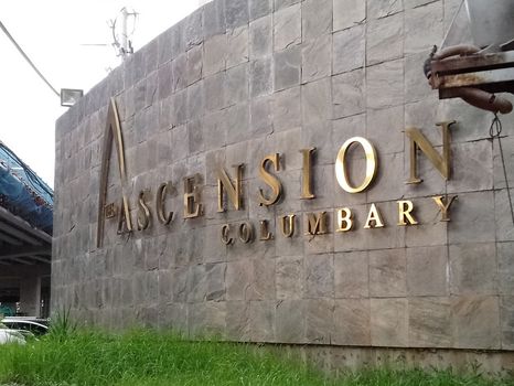 Ascension columbary signage in Quezon City, Philippines