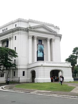 National museum of anthropology facade in Manila, Philippines
