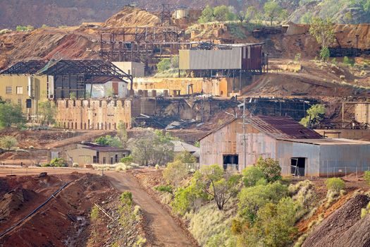 Disused Mt Morgan Australia Gold Mine Site