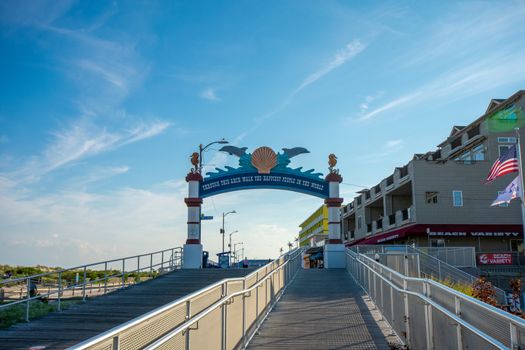 The Arch at the Beginning of the Wildwood Boardwalk