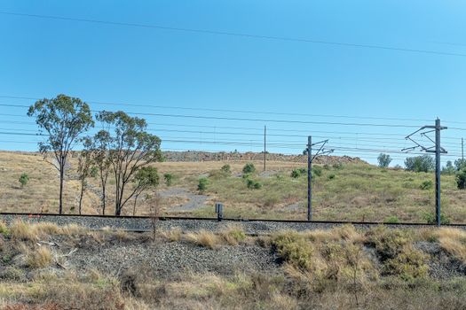 A Railway Line For Transporting Coal To The Export Terminal