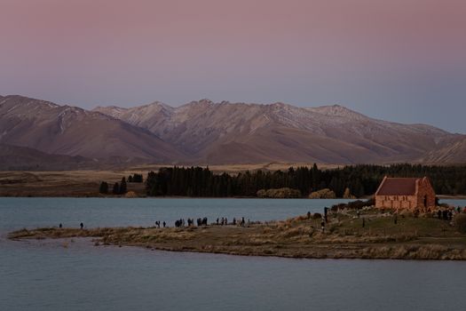 The Church Of The Good Shepherd On Lake Tekapo In New Zealand