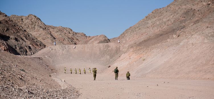 Israeli Soldiers on shooting ground