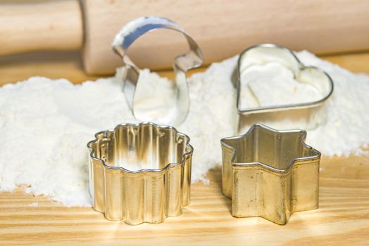 cookie cutters for Christmas bakery 