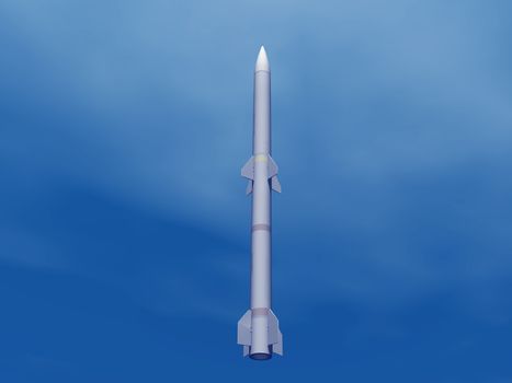 Missile or torpedo with tail unit and bomb load