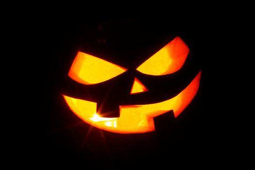 Jack O Lantern halloween pumpkin face