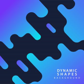 modern dynamic shapes style background. combination modern style abstraction with composition made of various rounded shapes background.