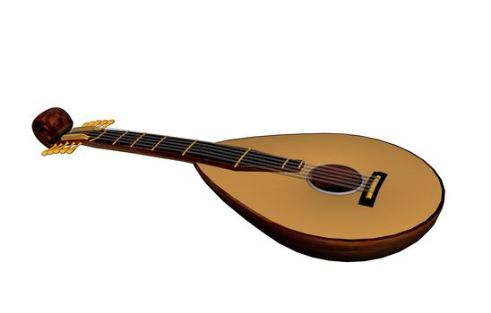 wooden guitars as an antique stringed instrument