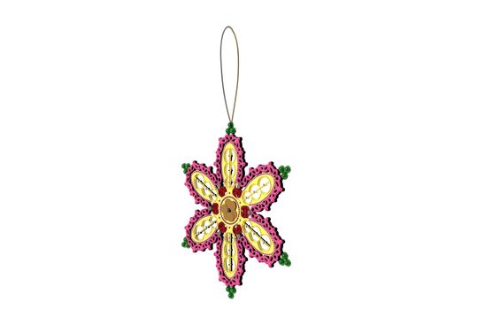 self-made jewelry star to hang on