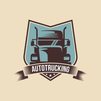 A template of Truck Logo, cargo, delivery, Logistic