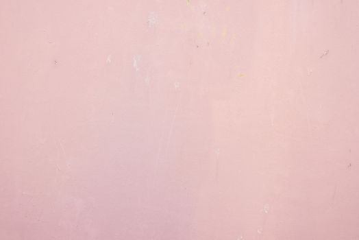 Wall of concrete with pink coating