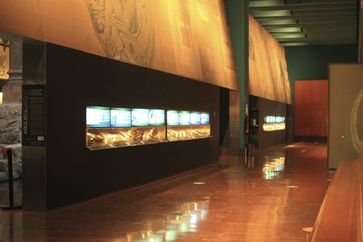 Interior of the Archaeological Museum of Alicante