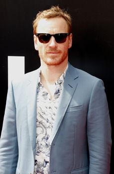 Michael Fassbender at the Los Angeles special screening of 'Alien: Covenant' held at the TCL Chinese Theatre IMAX in Hollywood, USA on May 17, 2017.