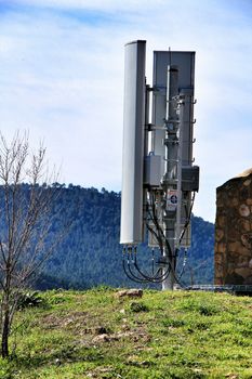Telephony antennas located in Riopar Viejo Village