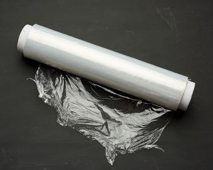 roll of wound white transparent film for wrapping food