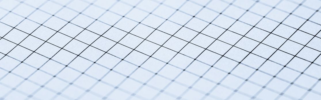 Blue grid paper texture, back to school background