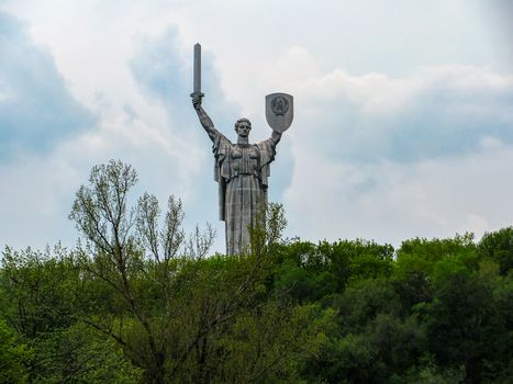 Monumental sculpture "Motherland" (Kiev, Ukraine)