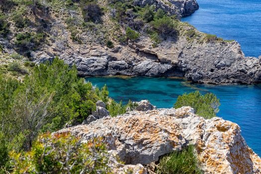 Peninsula La Victoria at Baleares island Mallorca