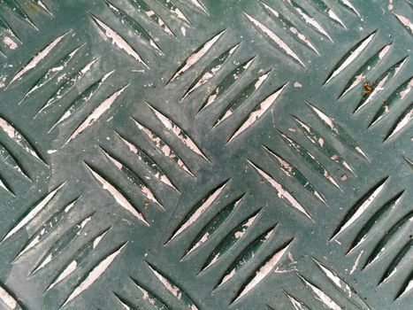 Abstract brushed metal sheet floor background