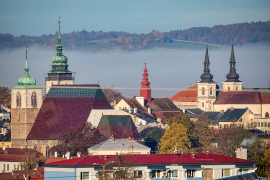 view of the city of Jihlava, Czech Republic