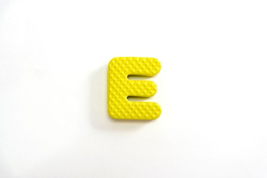Cute and colorful plastic alphabet letter set.