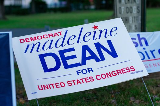 November 3, 2020 - Elkins Park, Pennsylvania: A Madeleine Dean S