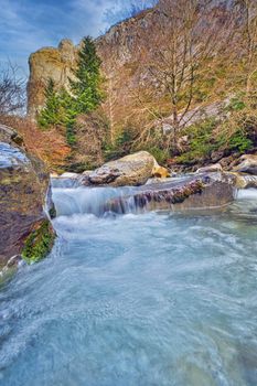 Veral River, Valles Occidentales Natural Park, Pyrenees, Spain