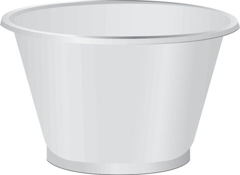 Small plastic cup